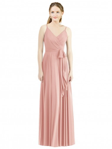 Discount Romantic Full length Long Chiffon Bridesmaid Dress