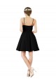 Halter Neck Short Knee Length Satin Bridesmaid Dress
