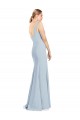 Sleeveless Seamed Bodice Trumpet Bridesmaid Dress