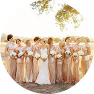 Discount Gold Bridesmaid Dresses
