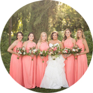Discount Orange Bridesmaid Dresses
