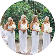 Discount White Bridesmaid Dresses